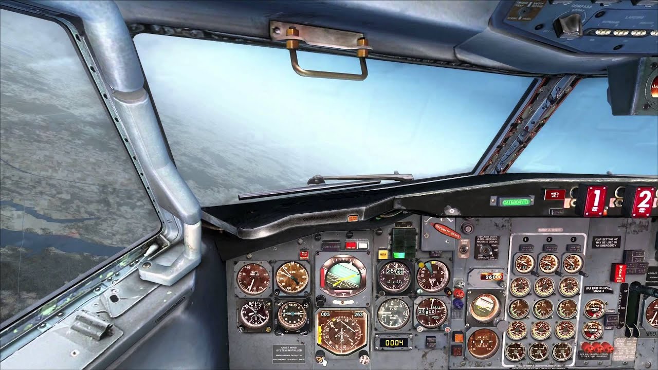 FSX 727 Cappy Flight 524 KSTL - KMCI