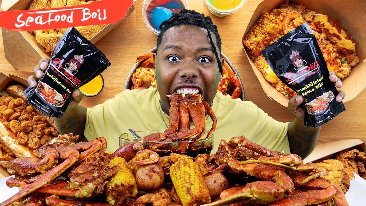 LOTUS SEAFOOD BOIL🦀 *MESSY* BLOVES SPICY SAUCE 🔥