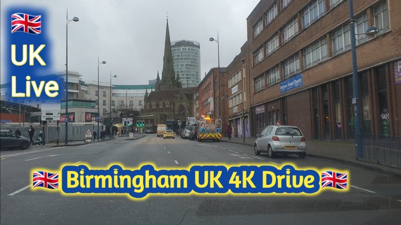 🇬🇧 4K Video || #Highfield Road #Shirley to #Birmingham City Centre via #stratford road #sparkhill