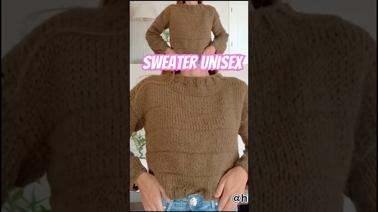Sweater para toda la familia TUTORIAL completo ya disponible #knitting #tejido #tricot #dosagujas