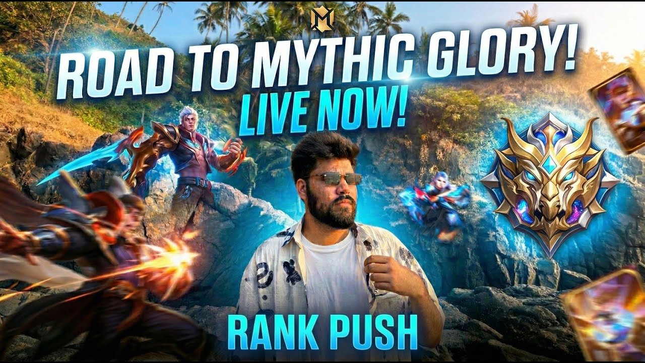 [LIVE] Rank Push to Mythic Glory! 🏆 | Pro Gameplay (Mostly) 🤡 | Team Up? | Moba Legends