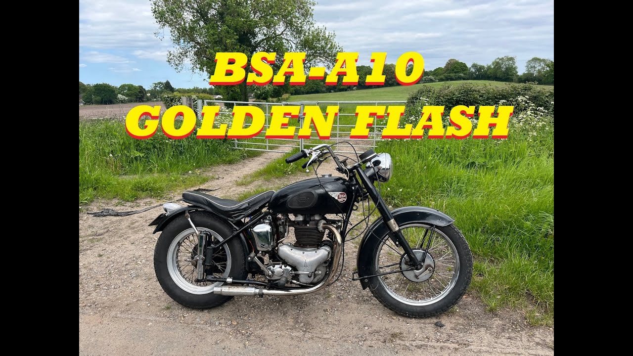 BSA A10 GOLDEN FLASH - AKA THE PLUNGE - Ride to Mortimer Classic Motorcycle Club Scramble