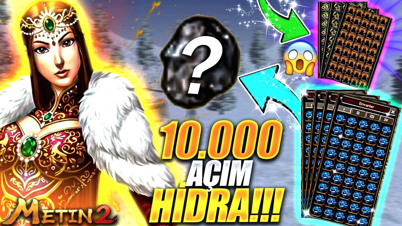 10.000 AÇIM HİDRA SANDIĞI AÇTIM! 😱 | YA BATIYORUZ YA ZENGİN OLUYORUZ! | METİN2 TR #metin2 #hidra