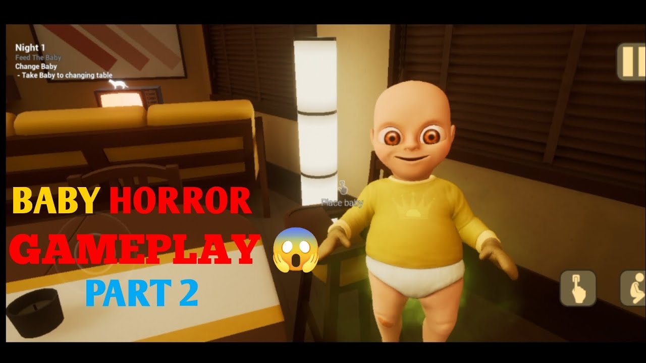 BABY HORROR GAMEPLAY PART 2 | THE BABY IN YELLOW 