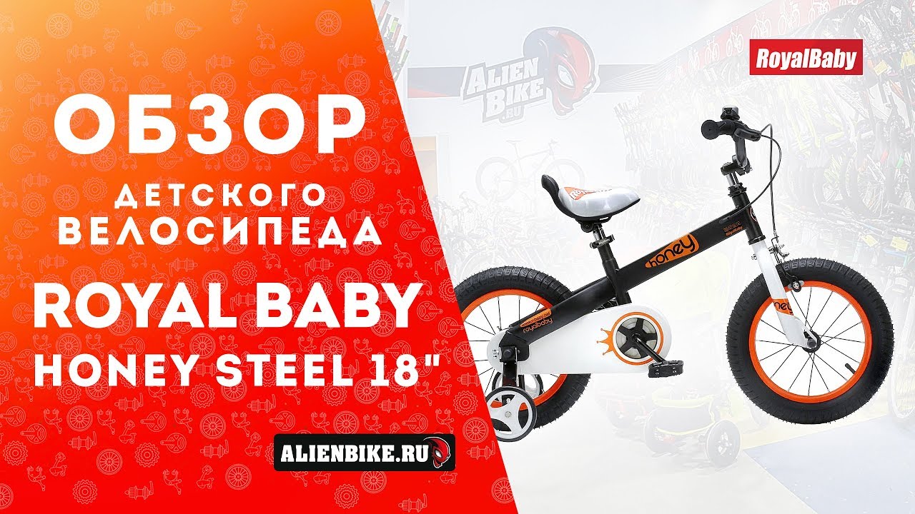 Детский велосипед Royal Baby Honey Steel 18