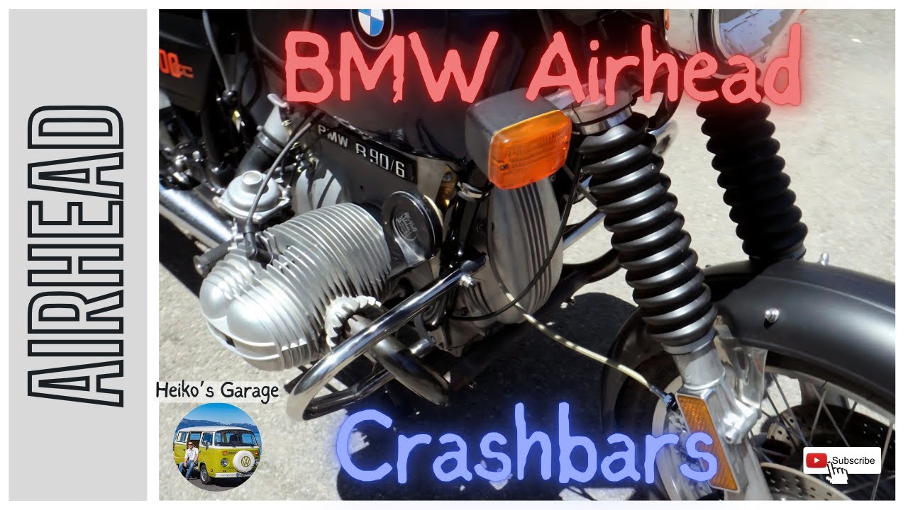 BMW Airhead Crash Bars install - look at some other stuff