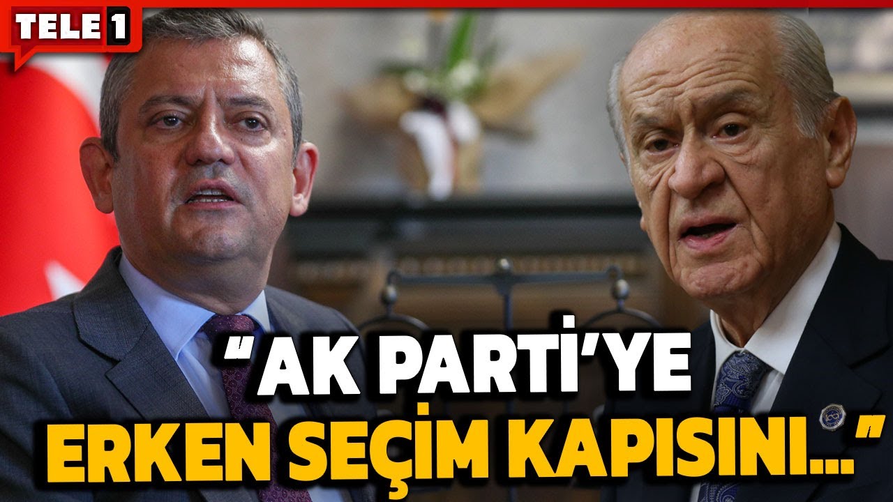 Bahçeli erken seçim kapısını kapatınca Özgür Özel'den yanıt gecikmedi