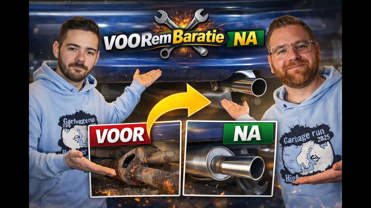 DE OPEL IS KLAAR! 😍 | VOOR & NA | Nieuwe Uitlaat ( Helaas gesneuvelde SD kaart)