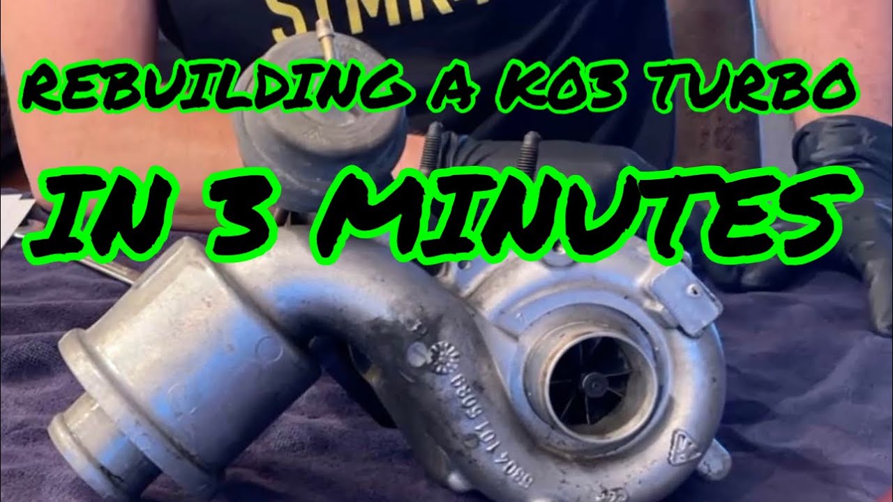 Rebuilding a K03 turbo in 3 minutes