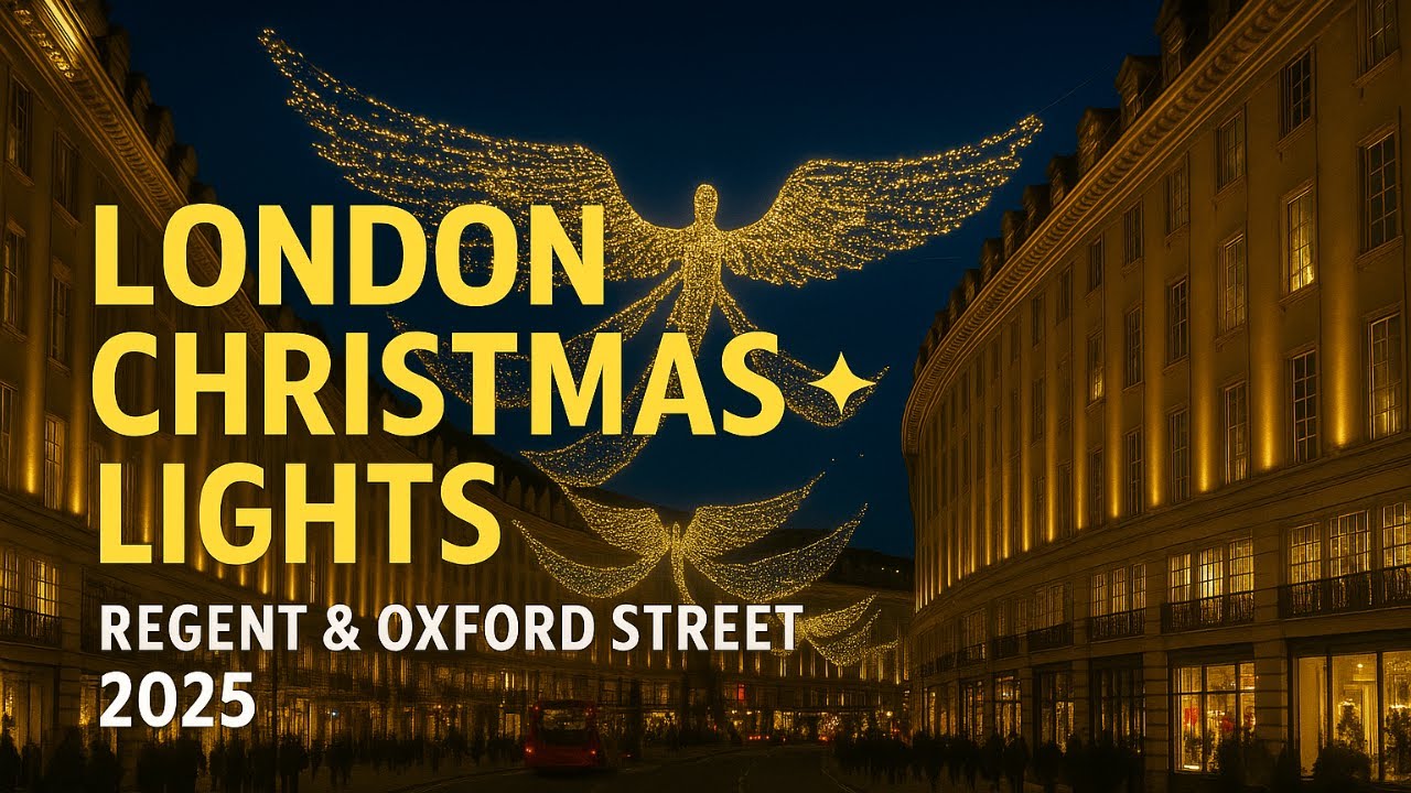 Regent Street & Oxford Street Christmas Lights 2025 | London Night Walk
