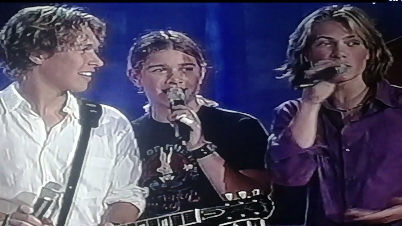 HANSON EN EL PROGRAMA DOMINGO AZTECA, MÉXICO AÑO 2000 - IF ONLY,THIS TIME AROUND,SAVE ME