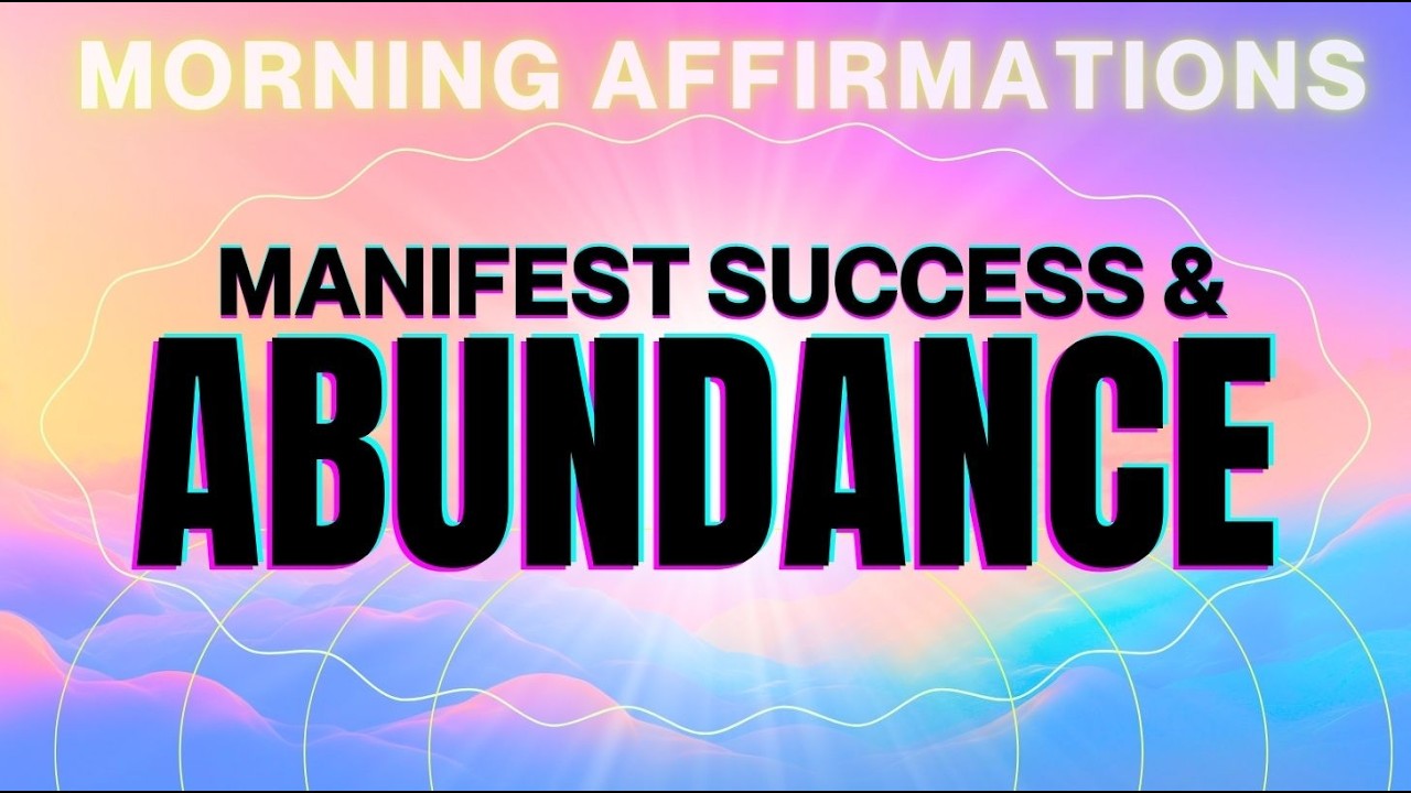 Positive Morning Affirmations for Manifesting Success and Abundance