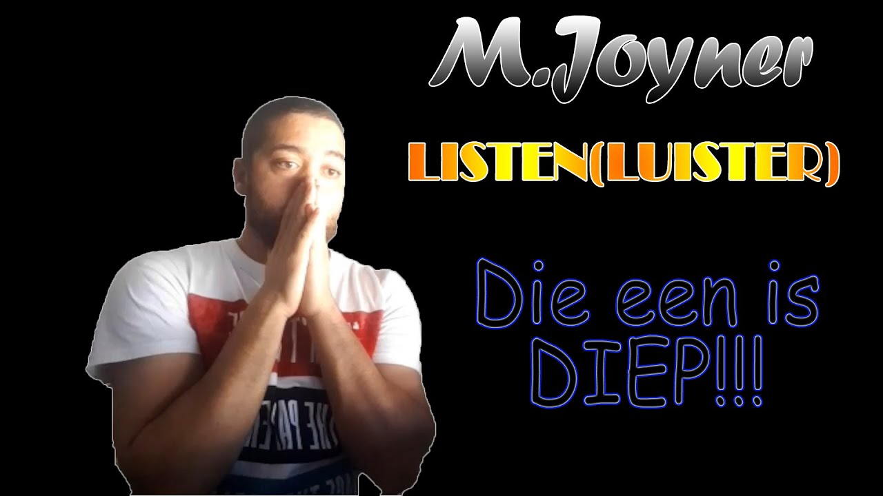 Mjoyner - Listen(Luister) [Skriebo Reacts] (this one goes deep)