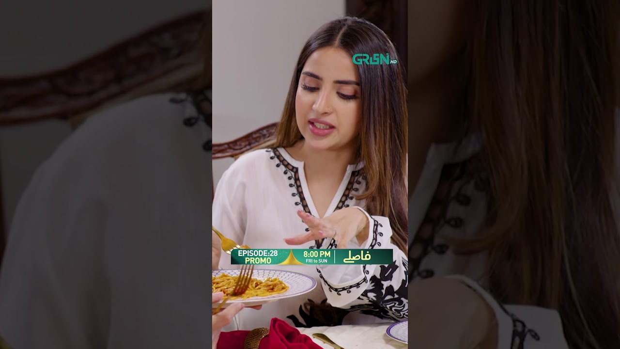 Faaslay Episode 28 Promo | Tomorrow 08:00 PM | Green Best Drama #faaslay #aliansari #sabooraly