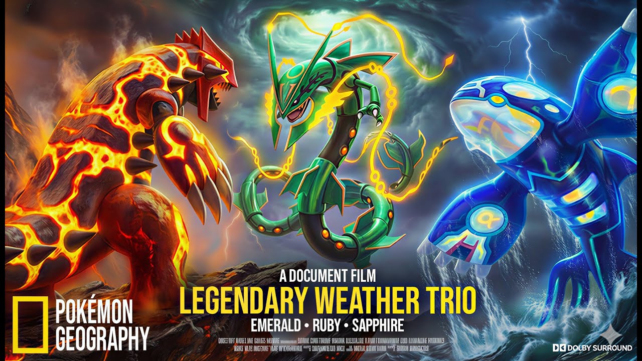 NatGeo: Groudon, Kyogre, Rayquaza | The Weather Trio – Real Life Pokémon (Pokémon Documentary)