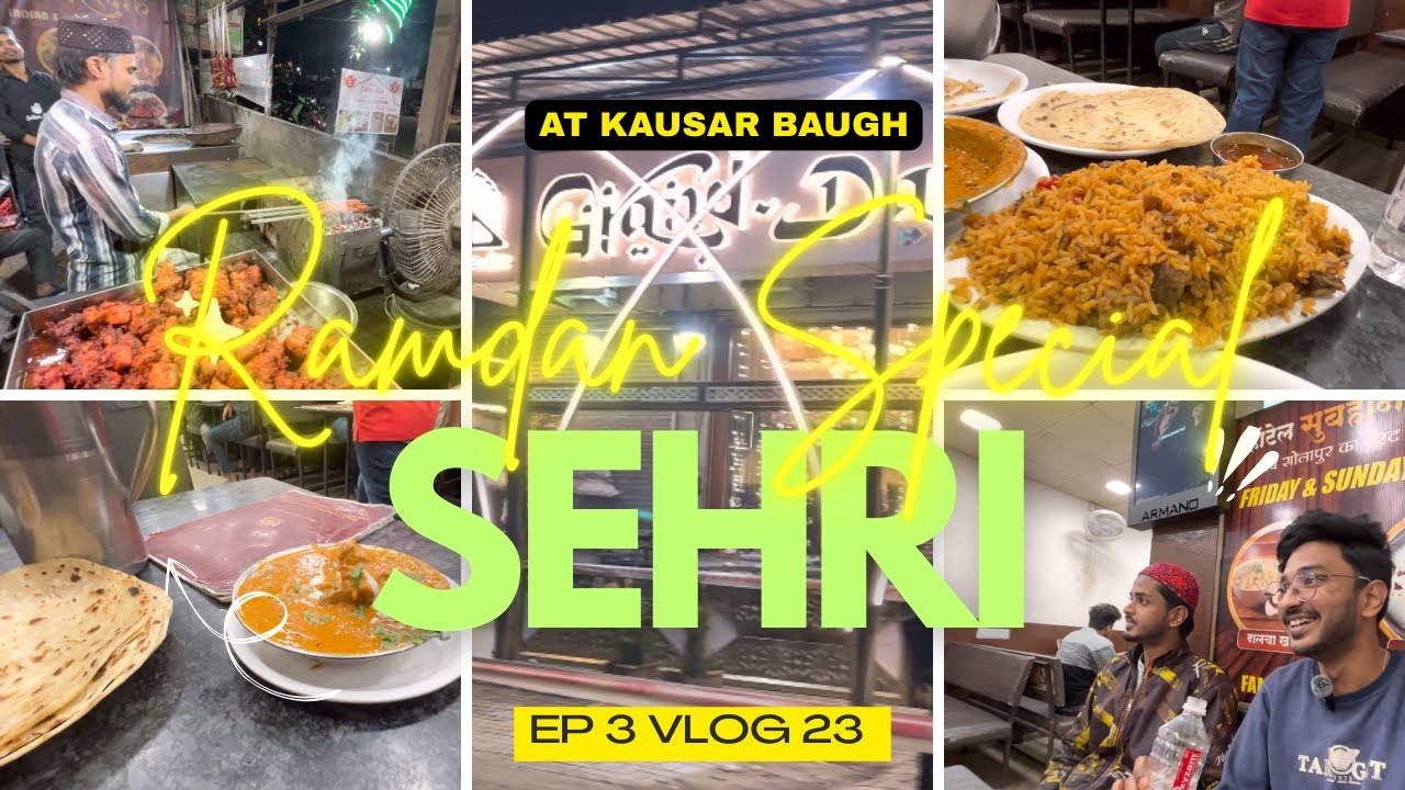 Sehri in Kausar Baugh 😍 | Kondhwa | Pune | Ramadan special Ep 3 | Shk Adnan Vlogs 