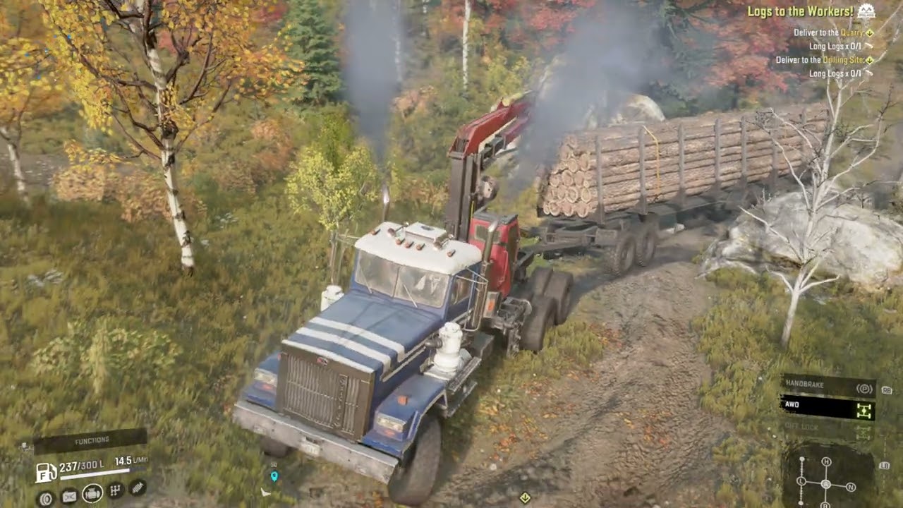 Logs to the Workers! SnowRunner 4K