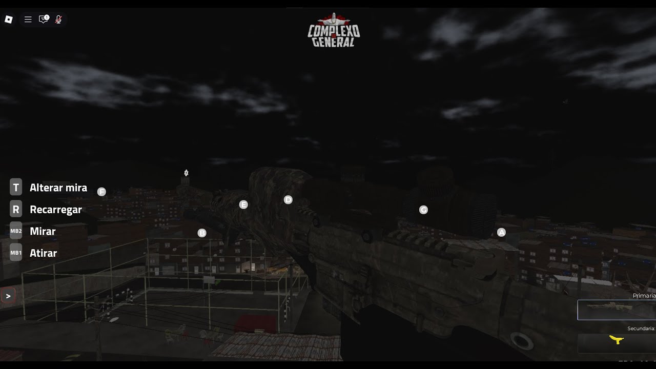 PvP testando M110 camuflada (Complexo do General) | Roblox