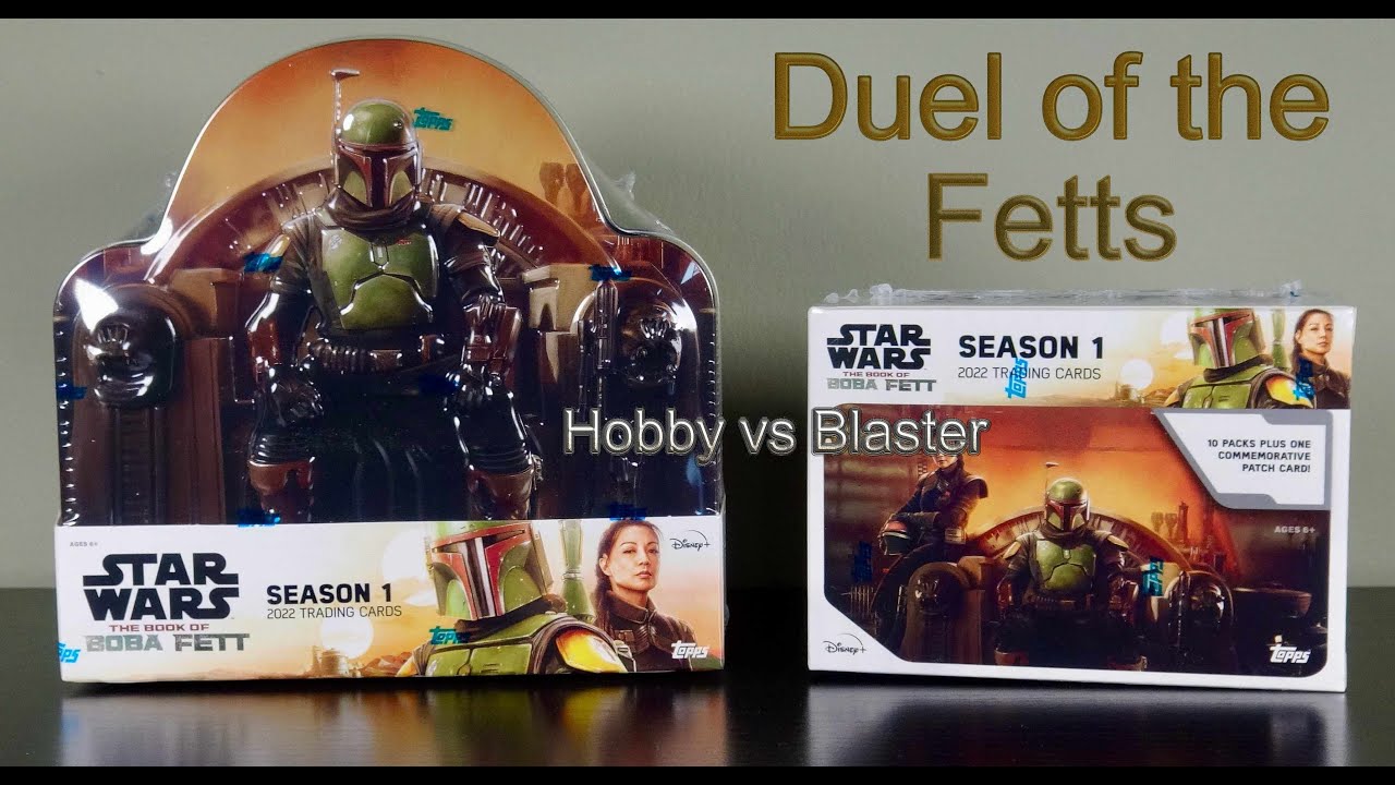Duel of the Fetts | 2022 Topps Star Wars Book of Boba Fett Hobby Box break in 4K | Blaster vs Hobby