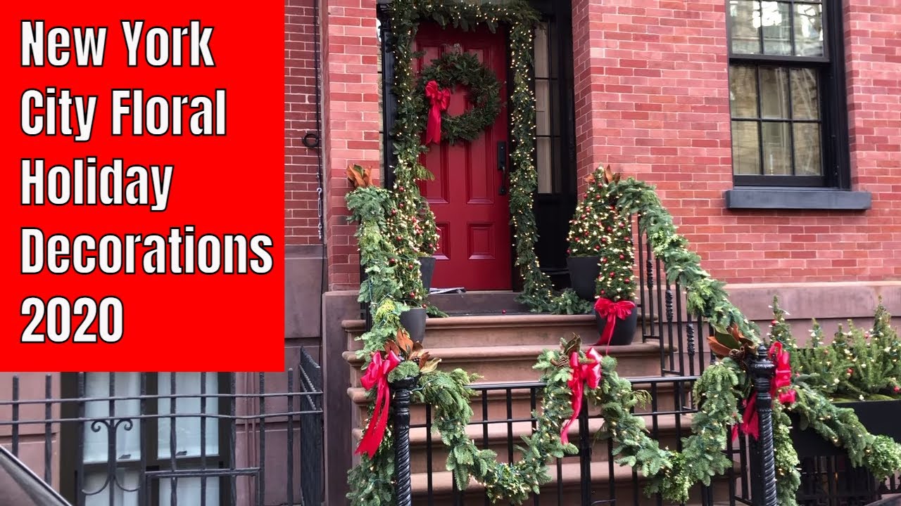 New York City Floral Holiday Decorations 2020