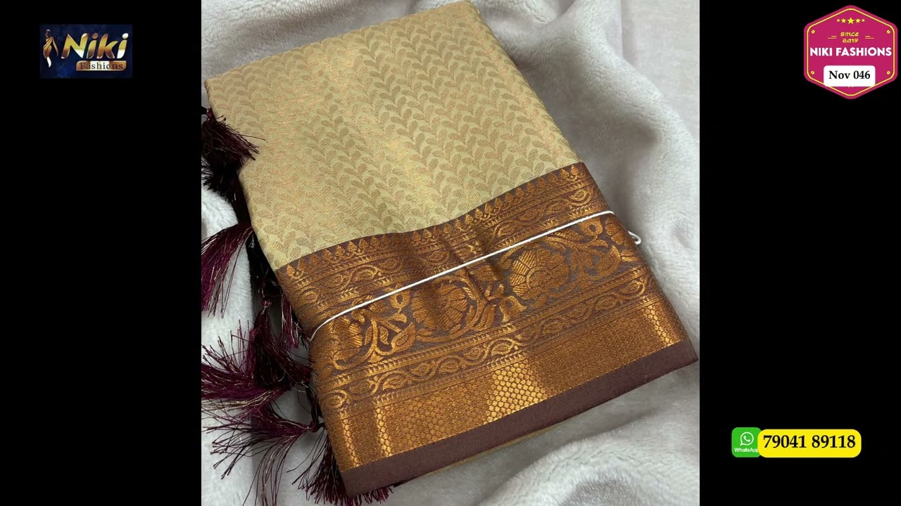 Rich Samiyak Zari Premium Silk Saree: Perfect for Celebrations 🎉✨