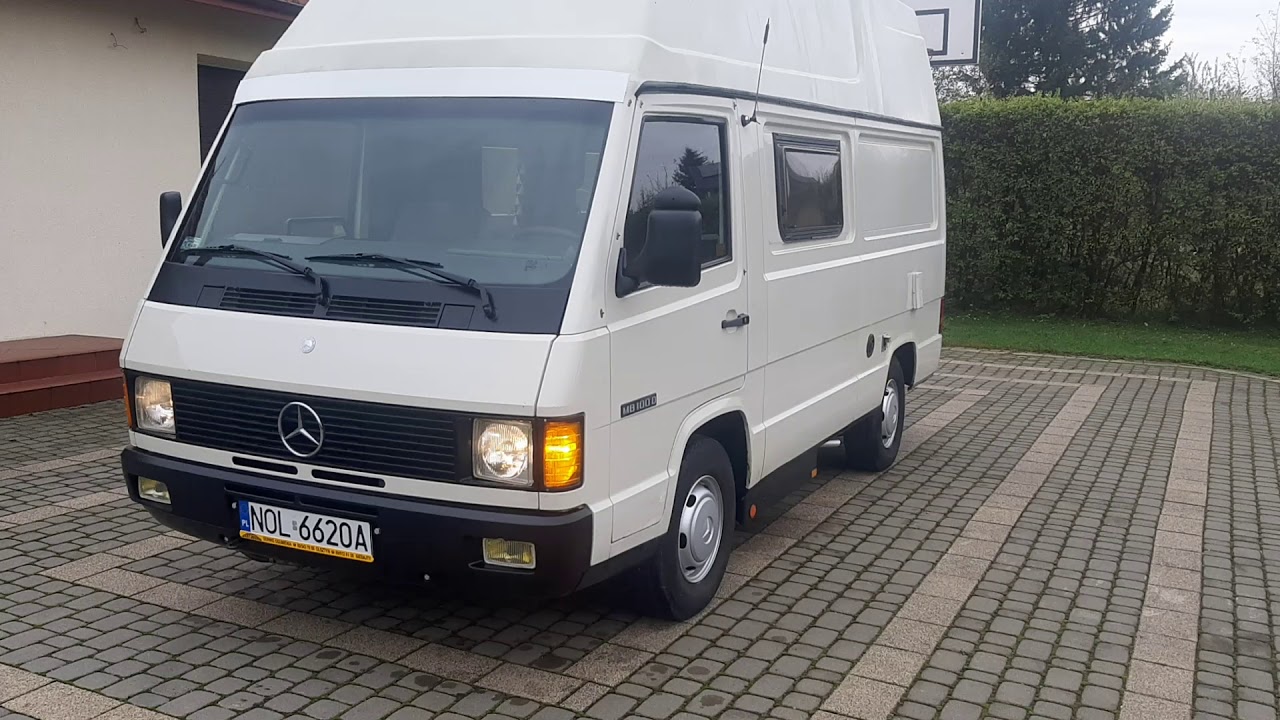 Mercedes MB100 kamper kempingi olsztyn