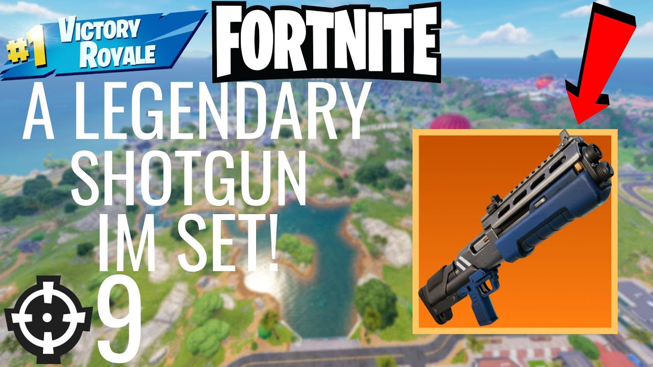 Playing Fortnite Solo A LENGENDARY SHOTGUN IN THE BEGINNING OF THE GAME IM SET!