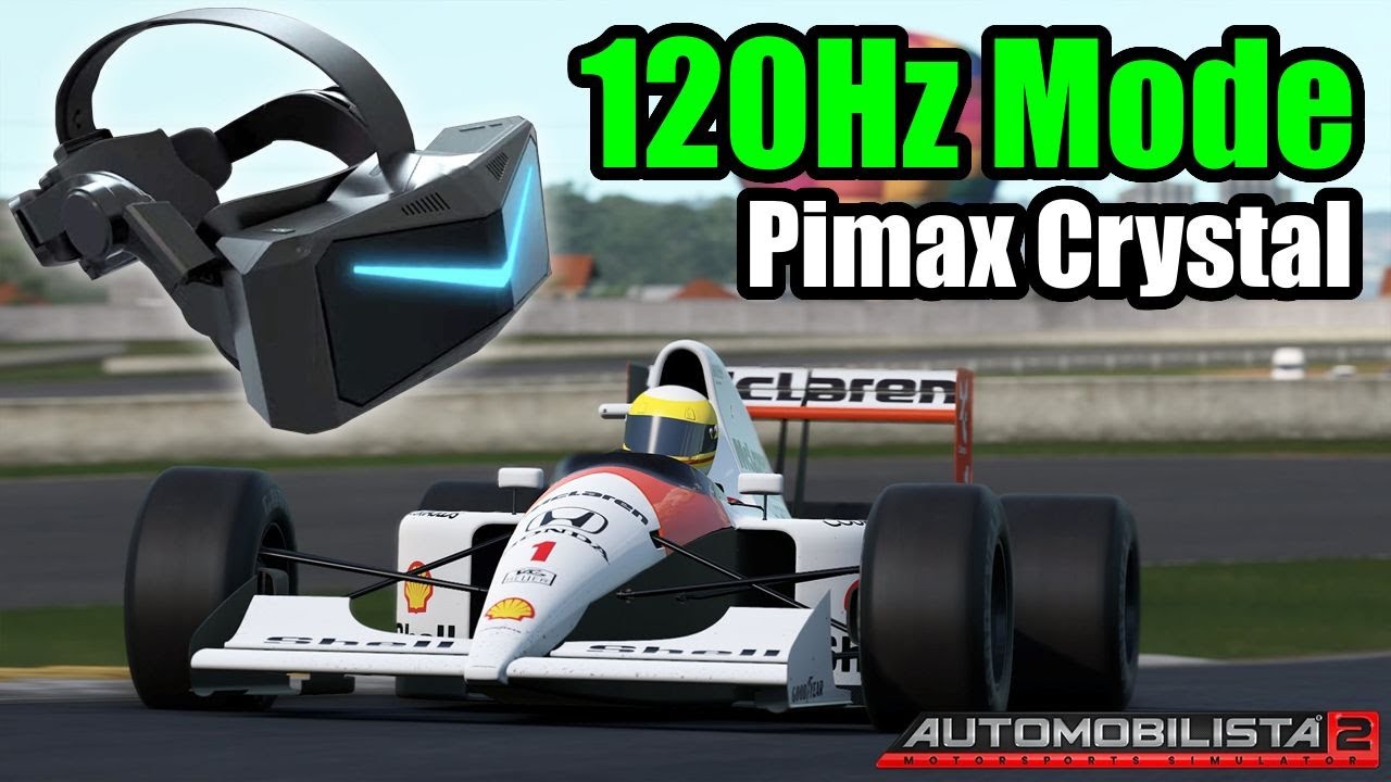 Pimax Crystal 120Hz with AMS2 - High Speed Sim Racing in VR