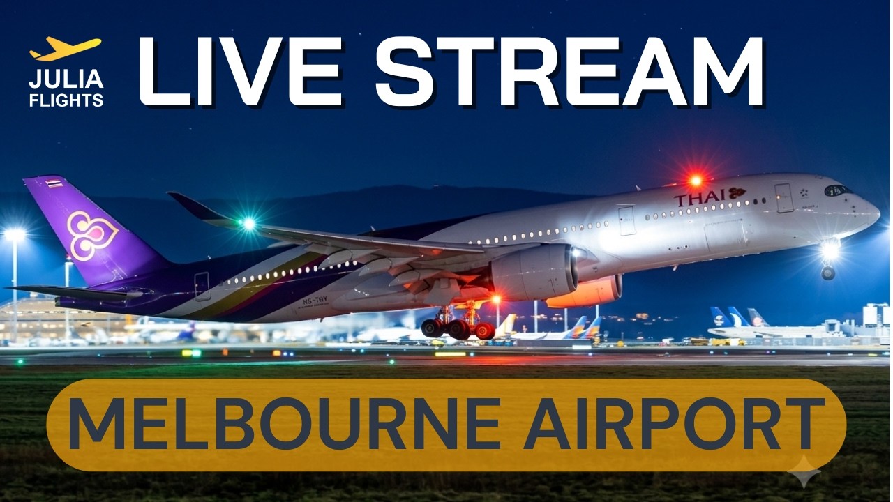 🔴 LIVE MELBOURNE AIRPORT Plane Spotting | Sunset Action 08.08.2026✈️