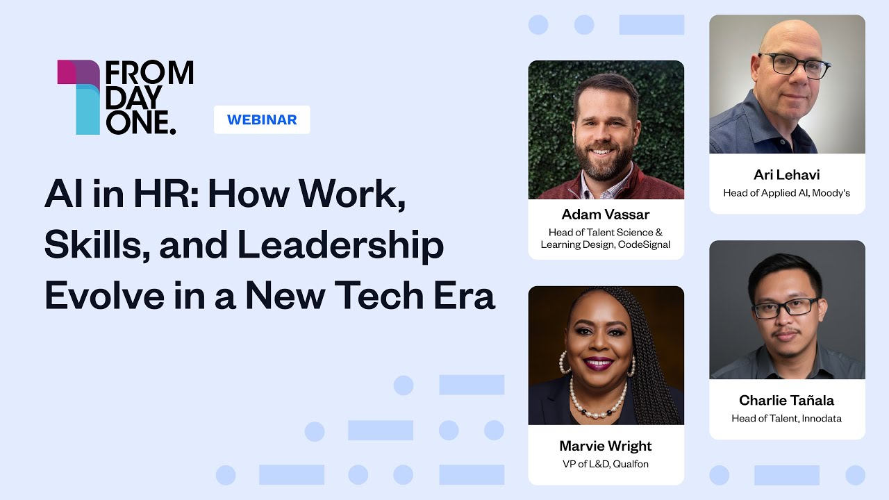 AI in HR: How Work, Skills, and Leadership Evolve in a New Tech Era | Webinar