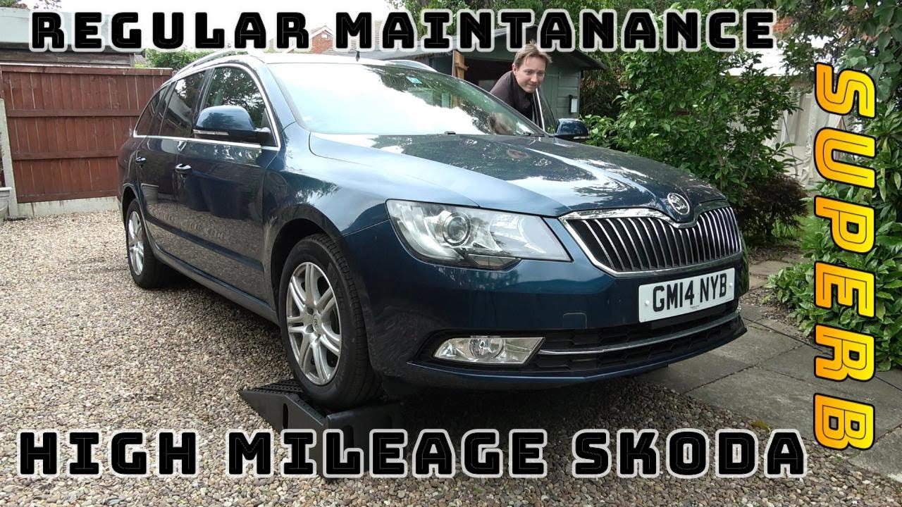 High Mileage Skoda Superb II with 240 000 Miles, Regular Maintanance, Engine Oil & All Filters