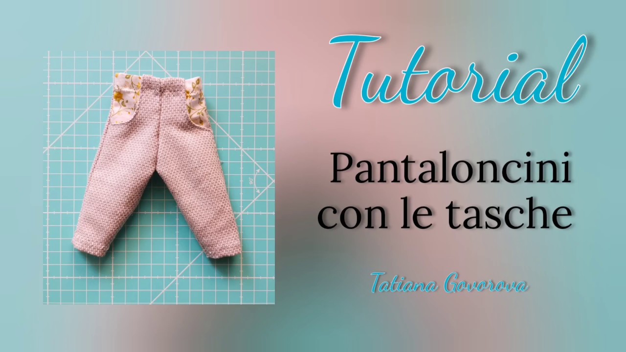 Tutorial pantaloncini con le tasche