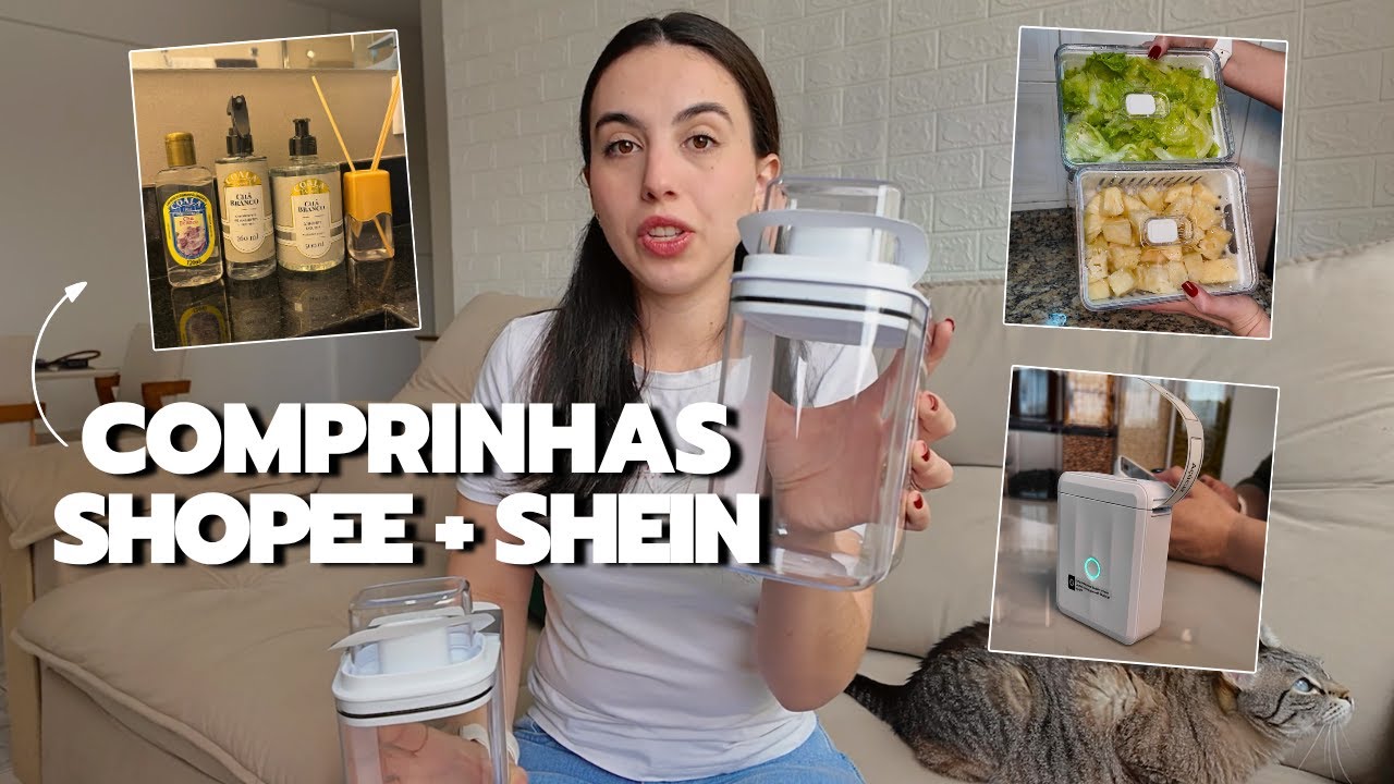 COMPRAS SHOPEE E SHEIN: Melhores Compras Para Casa + Roupas + Acessórios - #acheinashopee