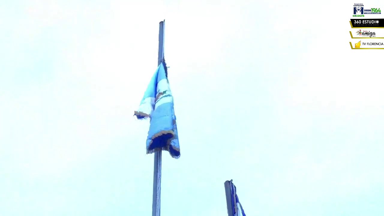 Izada de Bandera de Guatemala-San Juan Comalapa