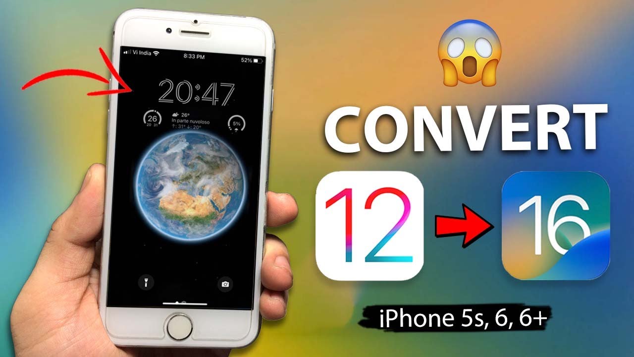 Convert iOS 12 into iOS16 - Update iOS16 on Any iPhone🔥🔥