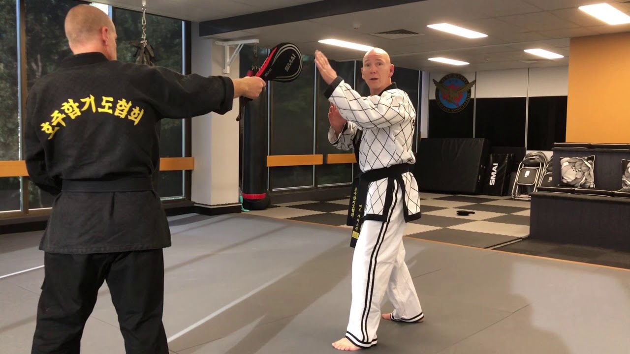 AHA Hapkido Spinning Crescent Kick