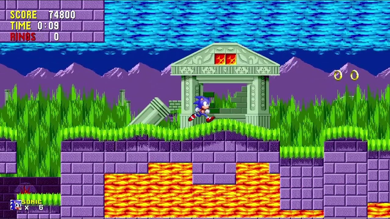 Sonic 1x Early Alpha Gameplay