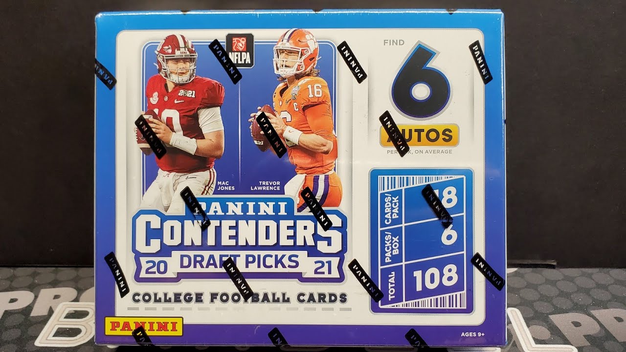 2021 Contenders Draft Football Hobby Box Opening. 6 Autos per Box!