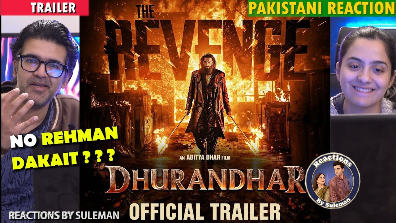 Pakistani Couple Reacts To Dhurandhar The Revenge Trailer | Ranveer Singh 