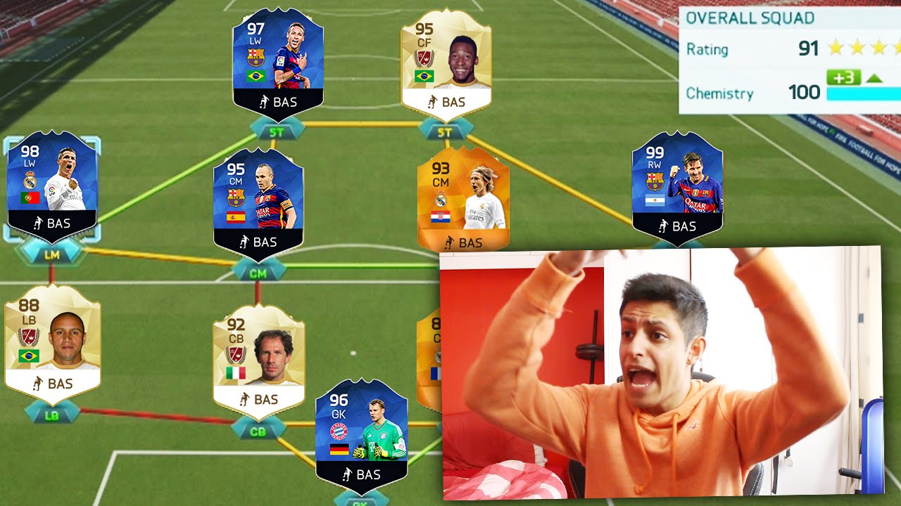 PELE 191 FUT DRAFT!? - FIFA 16 WORLDS MOST IMPOSSIBLE FUT DRAFT CHALLENGE!