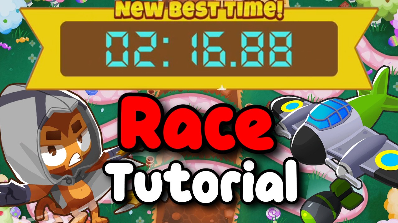BTD6 Race Tutorial / guide | Tough Candy