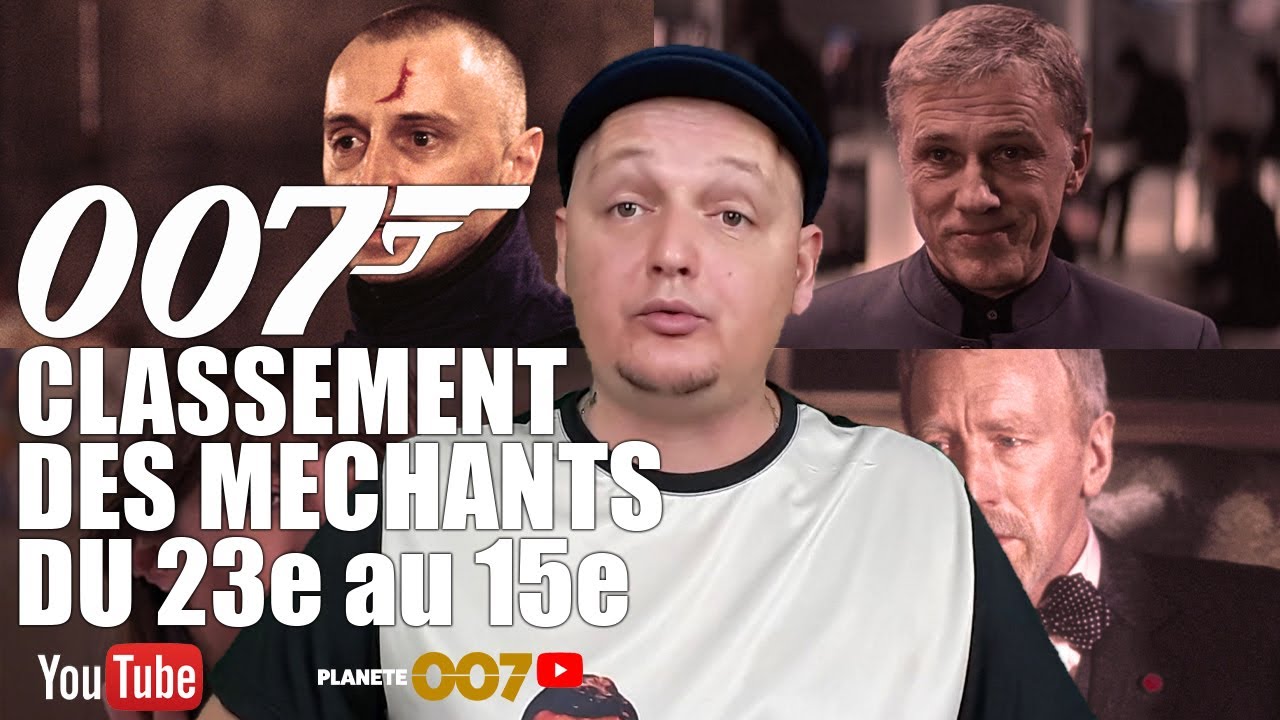 JAMES BOND - Le classement des m&eacute;chants par les membres de Plan&egrave;te 007 du 23 au 15e
