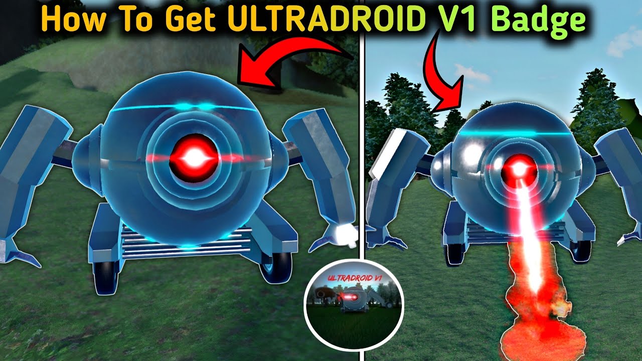 ULTRADROID | How To Get ULTRADROID V1 Badge Morph In Omnidroid Models - Roblox Update
