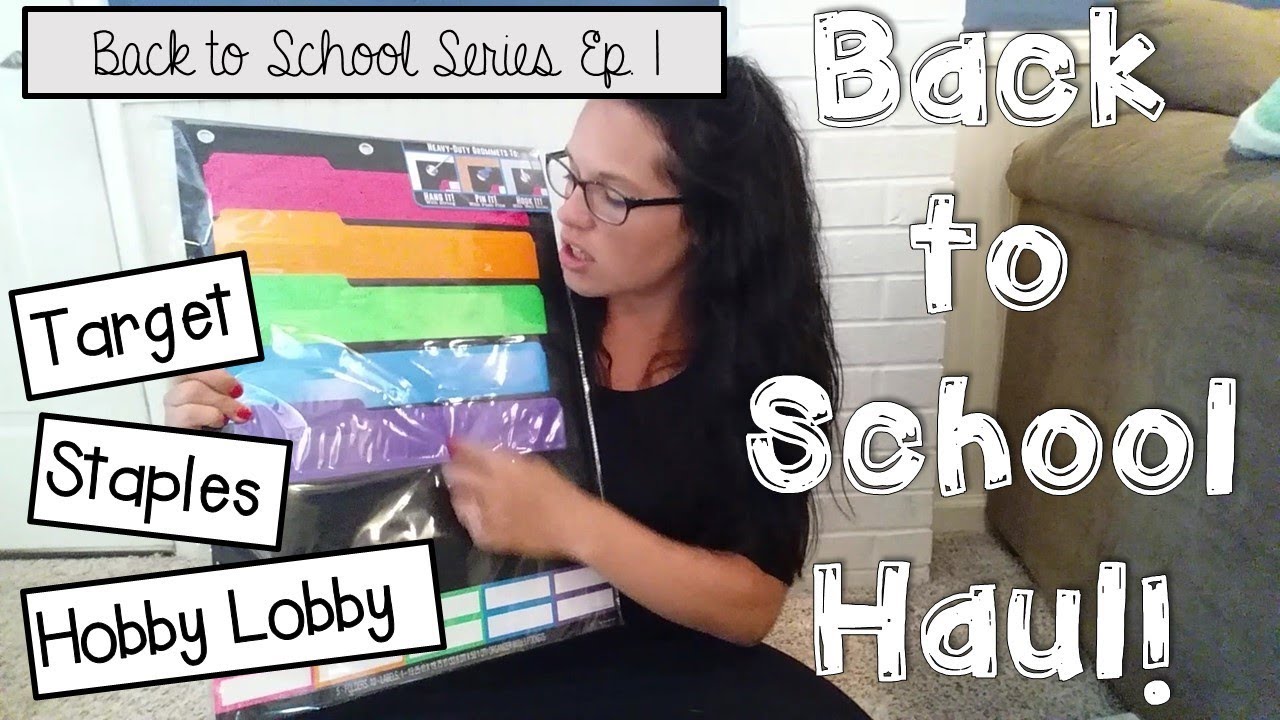 Back to School Haul  /  Back to School Ep. 1