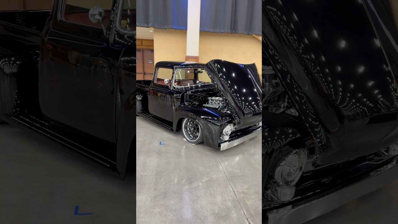 Thoughts on this 1956 Ford F100 with a 427 Cobra Under the Hood? Full Video 👆👆👆