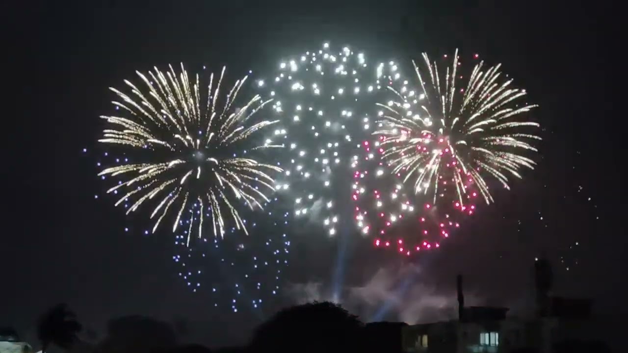 Feu d'artifice du 14 juillet 2022 à La Réunion
