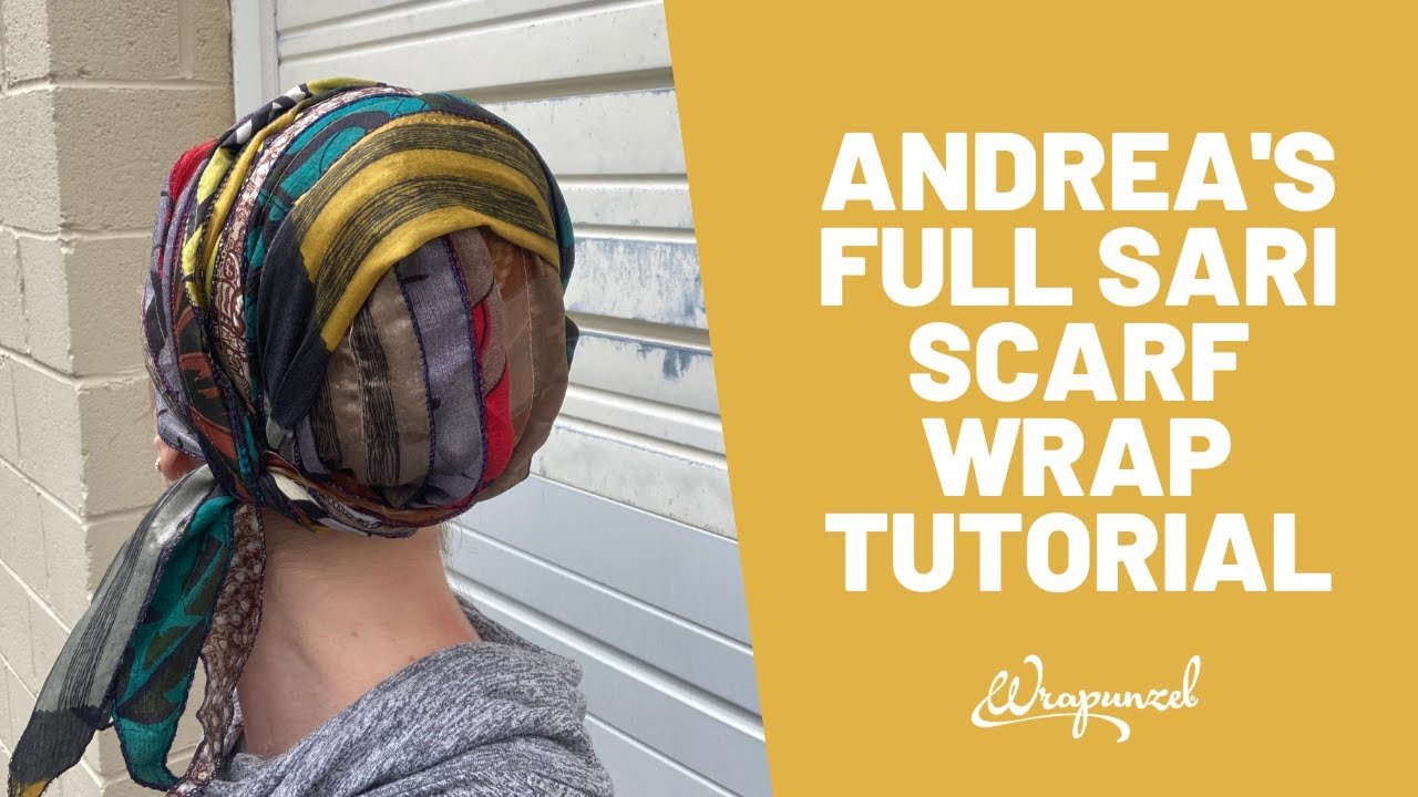 Andrea's Full Sari Scarf Wrap Tutorial