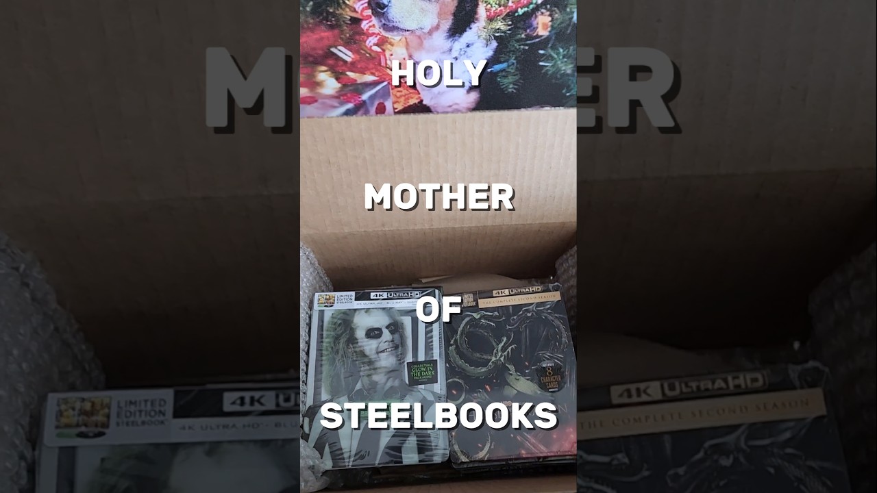 New Release 4K Steelbooks - FIRST LOOK UNBOXING | BD