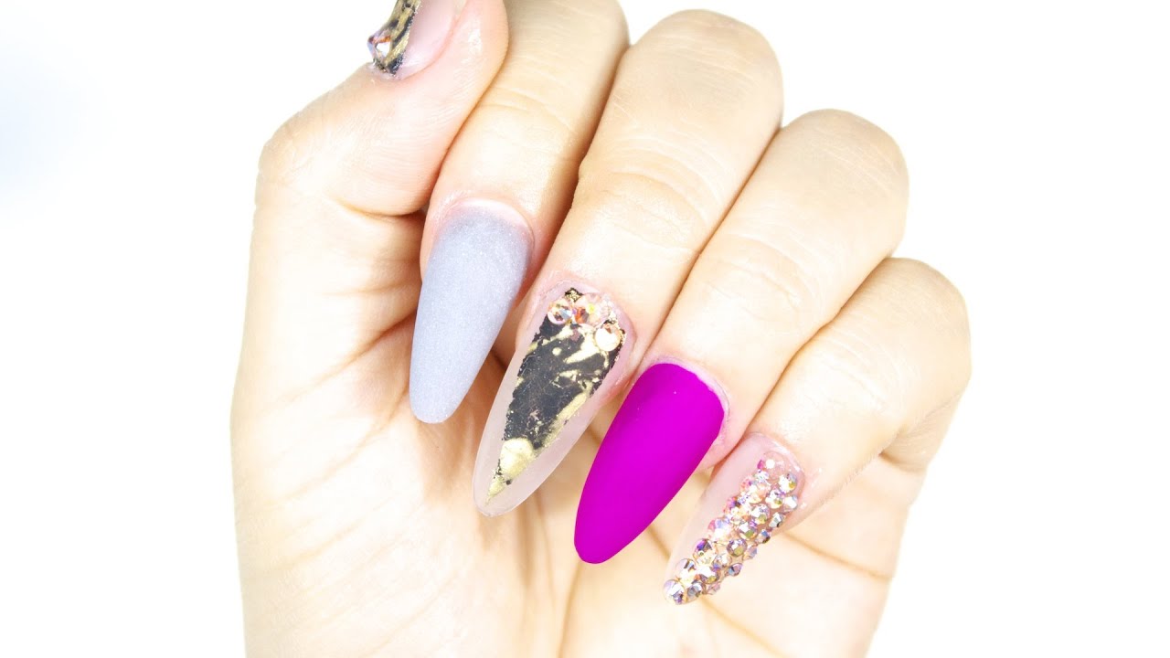 HOW TO: Matte Foiled Nails ❤️