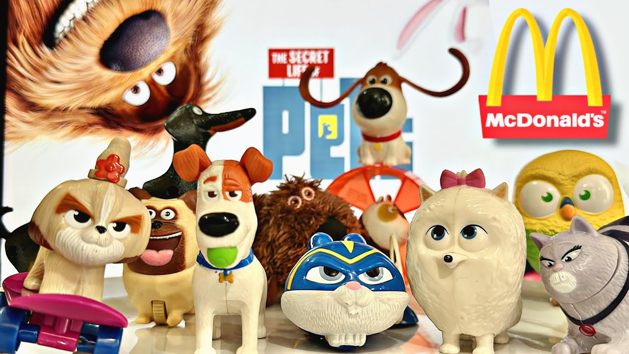 BRINQUEDOS PETS A VIDA SECRETA DOS BICHOS MC DONALDS! PETER TOYS